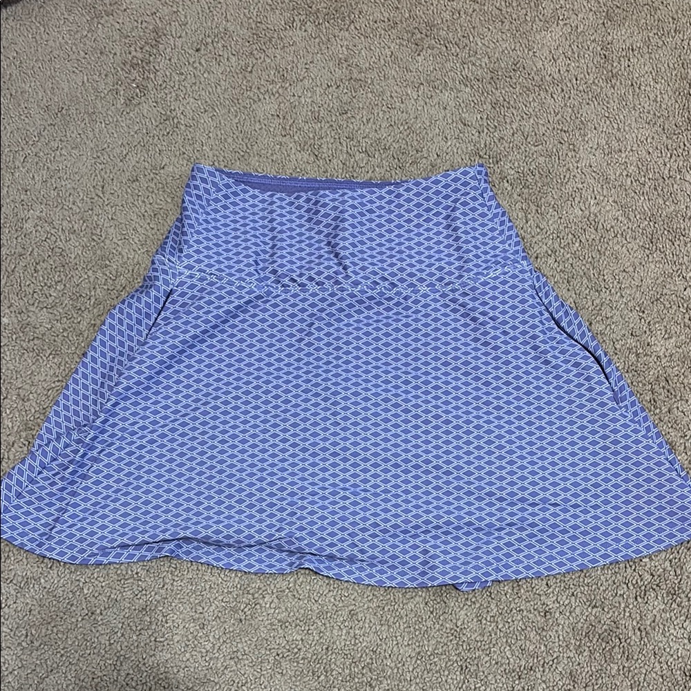 Purple Patterned Women's Skirt